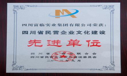 富临集团喜获“四川省民营企业文化建设先进单位”