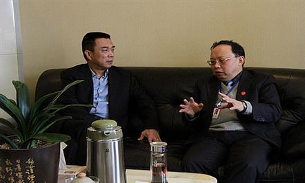 中国银行绵阳分行新任行长朱桂龙走访富临集团