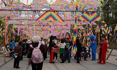 放飞梦想  富临•桃花岛杯第二届风筝节开幕